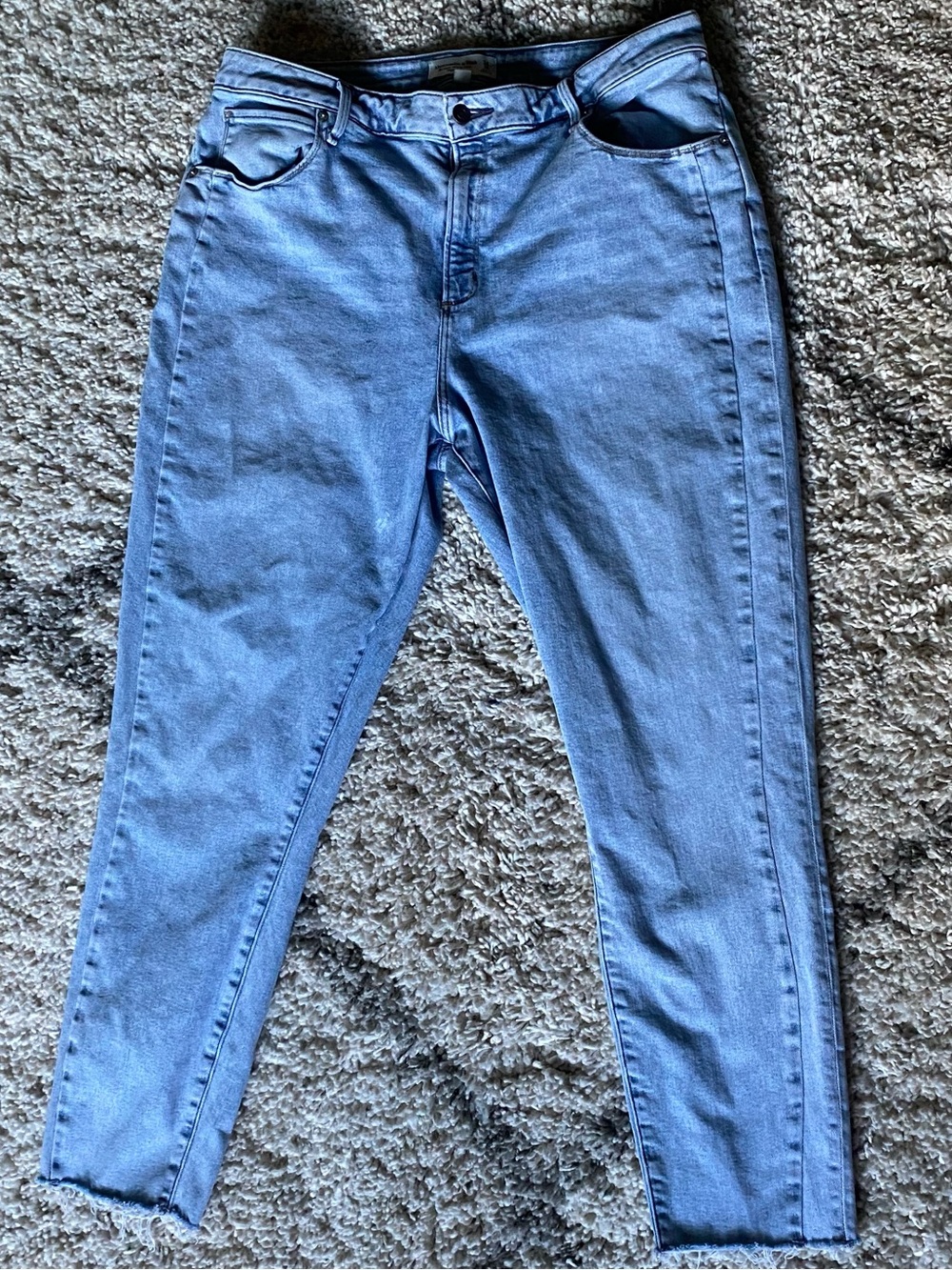 Abercrombie and Fitch Curve Love Super Skinny Ankle High Rise Jeans Size 18 long